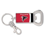 Wholesale-Atlanta Falcons Bottle Opener Key Ring Rectangle