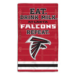 Wholesale-Atlanta Falcons Burp Cloth 10" x 17"