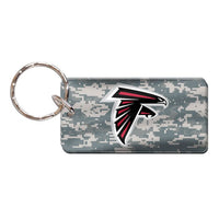 Wholesale-Atlanta Falcons CAMO Keychain Rectangle