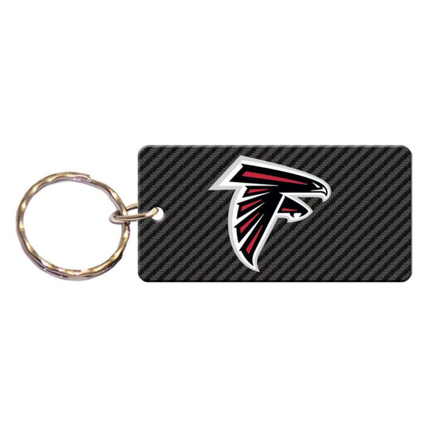 Wholesale-Atlanta Falcons CARBON Keychain Rectangle