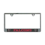 Wholesale-Atlanta Falcons CARBON Lic Plate Frame B/O Printed