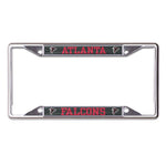 Wholesale-Atlanta Falcons CARBON Lic Plt Frame S/L Printed