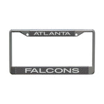 Wholesale-Atlanta Falcons CARBON Lic Plt Frame S/L Printed