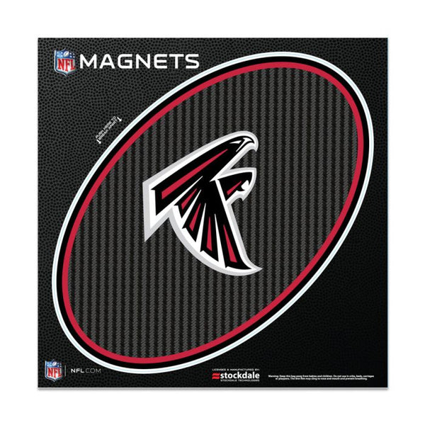 Wholesale-Atlanta Falcons CARBON Outdoor Magnets 6" x 6"