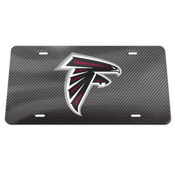 Wholesale-Atlanta Falcons CARBON Specialty Acrylic License Plate