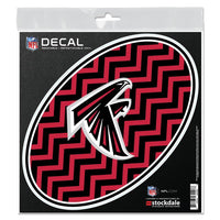 Wholesale-Atlanta Falcons CHEVRON All Surface Decal 6" x 6"