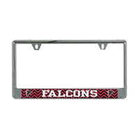 Wholesale-Atlanta Falcons CHEVRON Lic Plate Frame B/O Printed