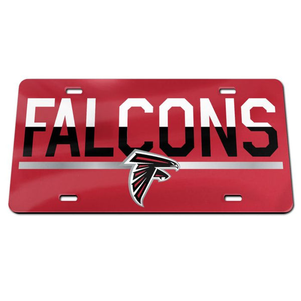 Wholesale-Atlanta Falcons COLOR DUO Specialty Acrylic License Plate