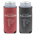 Wholesale-Atlanta Falcons COLORED HEATHER 12 oz Slim Can Cooler