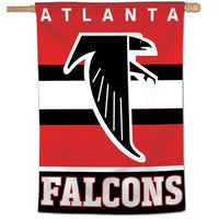 Wholesale-Atlanta Falcons / Classic Logo Retro Vertical Flag 28" x 40"