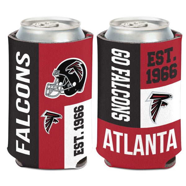 Wholesale-Atlanta Falcons Color Block Can Cooler 12 oz.