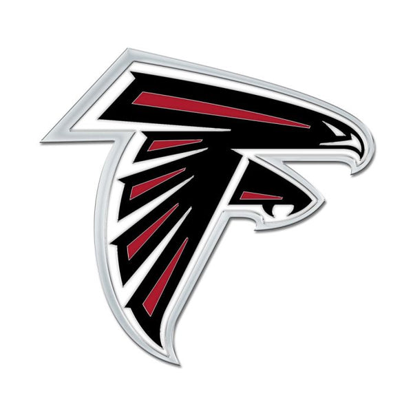 Wholesale-Atlanta Falcons Colored Chrome Free Form Auto Emblem