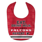 Wholesale-Atlanta Falcons Eat Drink Milk All Pro Baby Bib