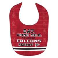 Wholesale-Atlanta Falcons Eat, Drink Milk All Pro Baby Bib