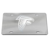 Wholesale-Atlanta Falcons FROSTED Acrylic Classic License Plates