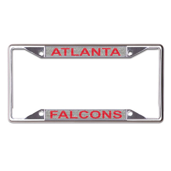 Wholesale-Atlanta Falcons GLITTER BACKGROUND Lic Plt Frame S/L Printed