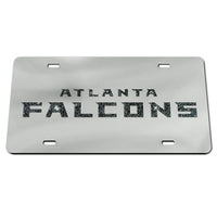 Wholesale-Atlanta Falcons GLITTER LETTERS Acrylic Classic License Plates