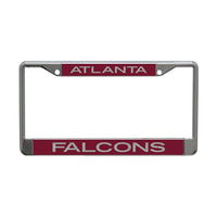 Wholesale-Atlanta Falcons GLITTER LETTERS Lic Plt Frame S/L Printed