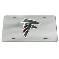 Wholesale-Atlanta Falcons GLITTER LOGO Specialty Acrylic License Plate