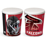 Wholesale-Atlanta Falcons Gift Tin tapered 3 gallon