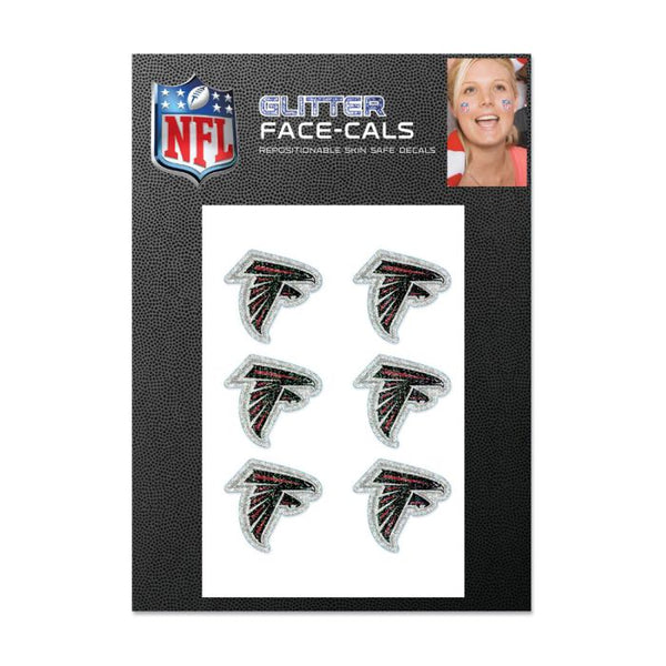 Wholesale-Atlanta Falcons Glitter Tattoo 6 Pack