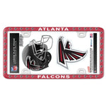 Wholesale-Atlanta Falcons License Plate Thin Frame - Plastic w/Decal