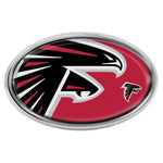 Wholesale-Atlanta Falcons MEGA Chrome Metal Domed Emblem