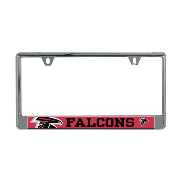 Wholesale-Atlanta Falcons MEGA Lic Plate Frame B/O Printed