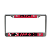 Wholesale-Atlanta Falcons MEGA Lic Plt Frame S/L Printed