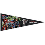 Wholesale-Atlanta Falcons / Marvel (C) 2021 Marvel Premium Pennant 12" x 30"