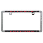 Wholesale-Atlanta Falcons Metal Lic. Plate Frame Slim