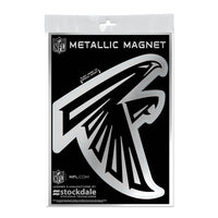 Wholesale-Atlanta Falcons Metallic Magnets 5" x 7"