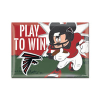 Wholesale-Atlanta Falcons Mickey Mouse Metal Magnet 2.5" x 3.5"