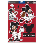 Wholesale-Atlanta Falcons Mickey Mouse Multi-Use Decal 11" x 17"