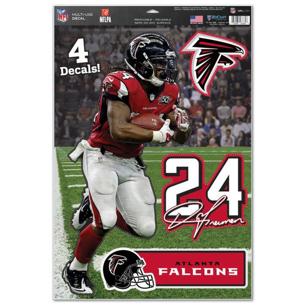 Wholesale-Atlanta Falcons Multi-Use Decal 11" x 17" Devonta Freeman