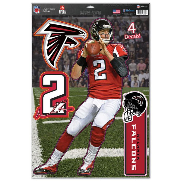 Wholesale-Atlanta Falcons Multi-Use Decal 11" x 17" Matt Ryan