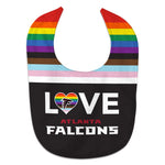 Wholesale-Atlanta Falcons Pride Love All Pro Baby Bib