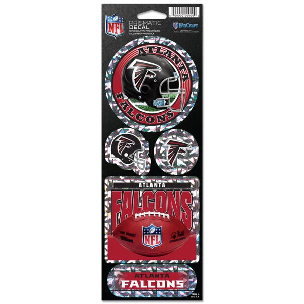 Wholesale-Atlanta Falcons Prismatic Decal 4" x 11"