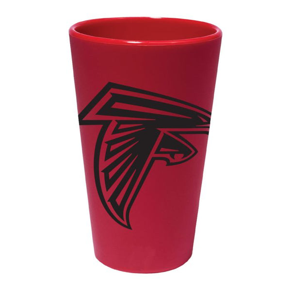 Wholesale-Atlanta Falcons Red 16 oz Silicone Pint Glass