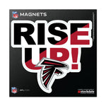 Wholesale-Atlanta Falcons SLOGAN Outdoor Magnets 6" x 6"