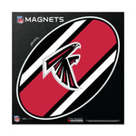 Wholesale-Atlanta Falcons STRIPES Outdoor Magnets 6" x 6"