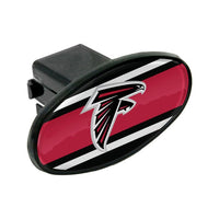 Wholesale-Atlanta Falcons STRIPES Oval 2" Hitch Receiver