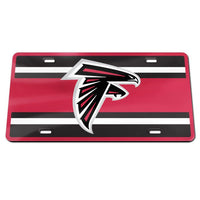 Wholesale-Atlanta Falcons STRIPES Specialty Acrylic License Plate