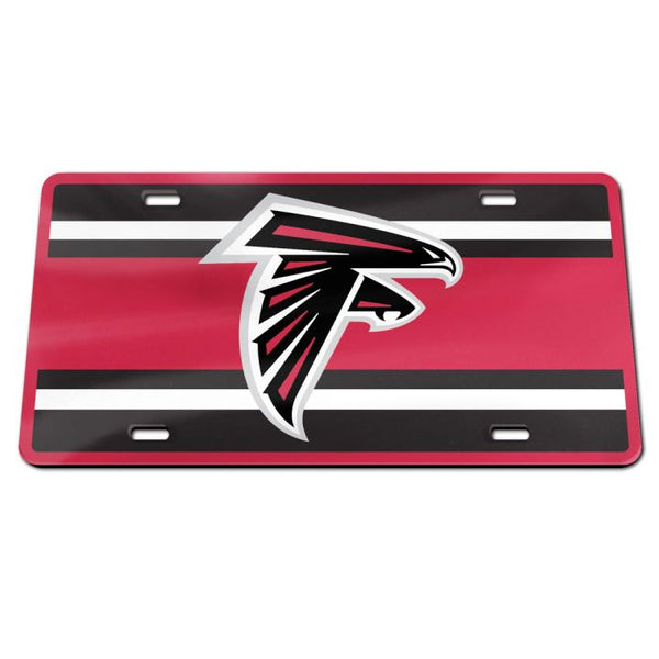 Wholesale-Atlanta Falcons STRIPES Specialty Acrylic License Plate