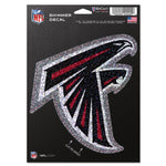 Wholesale-Atlanta Falcons Shimmer Decals 5" x 7"