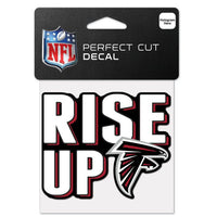 Wholesale-Atlanta Falcons Slogan Perfect Cut Color Decal 4" x 4"