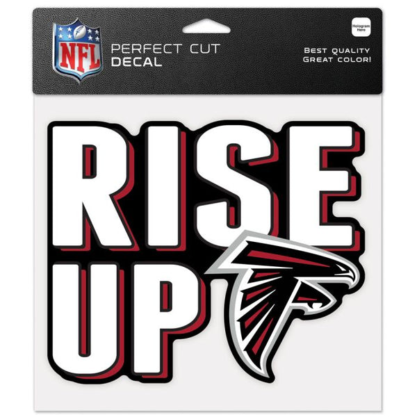 Wholesale-Atlanta Falcons Slogan Perfect Cut Color Decal 8" x 8"