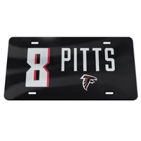 Wholesale-Atlanta Falcons Specialty Acrylic License Plate Kyle Pitts