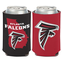 Wholesale-Atlanta Falcons State Shape Can Cooler 12 oz.