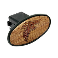 Wholesale-Atlanta Falcons WOOD Oval 2" Hitch Receiver